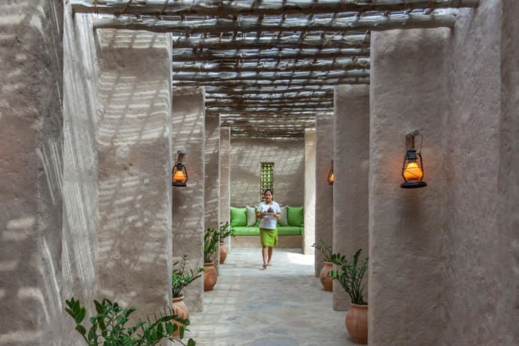 Spa entrance
